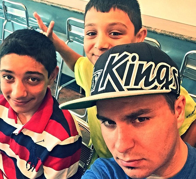 Serj and his 2 brothers