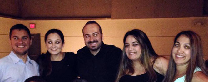 Talar and Serj's wedding party