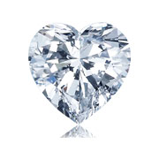 Heart diamond shape
