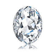 Oval diamond shape