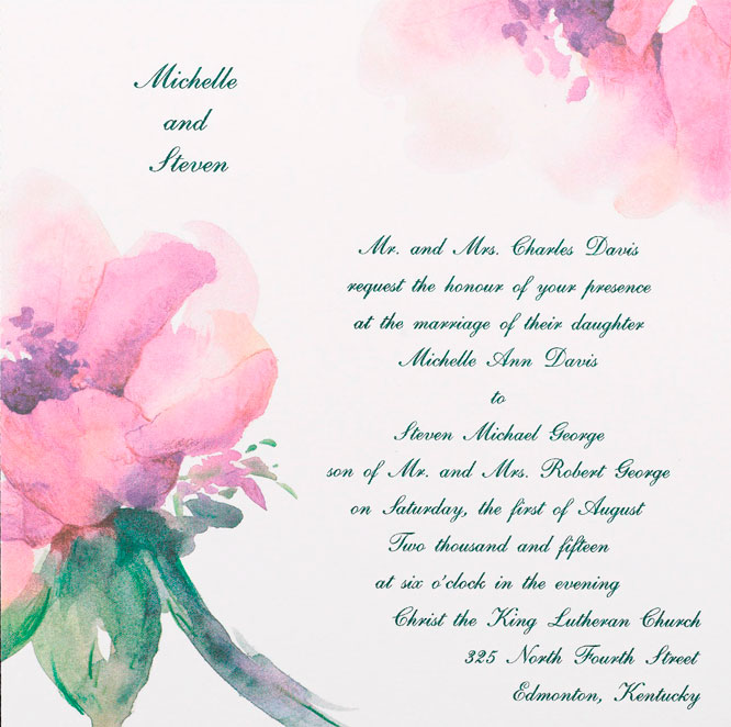 invitation trends watercolor