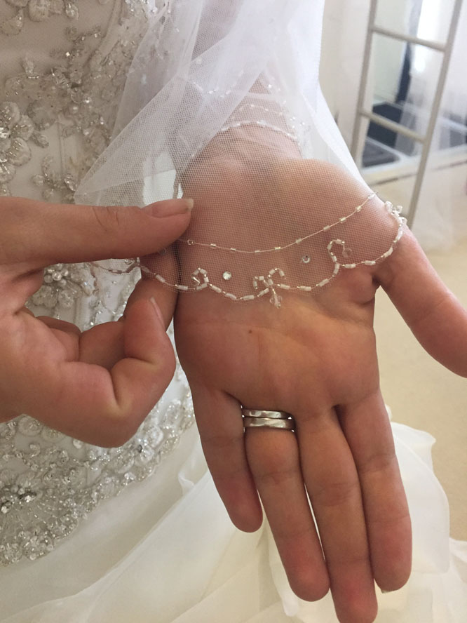 christine's bridal veil