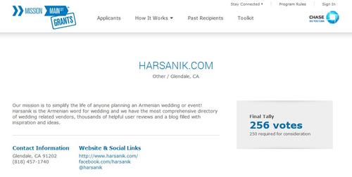 Chase Mission Main Street Grant 250 Votes to Qualify