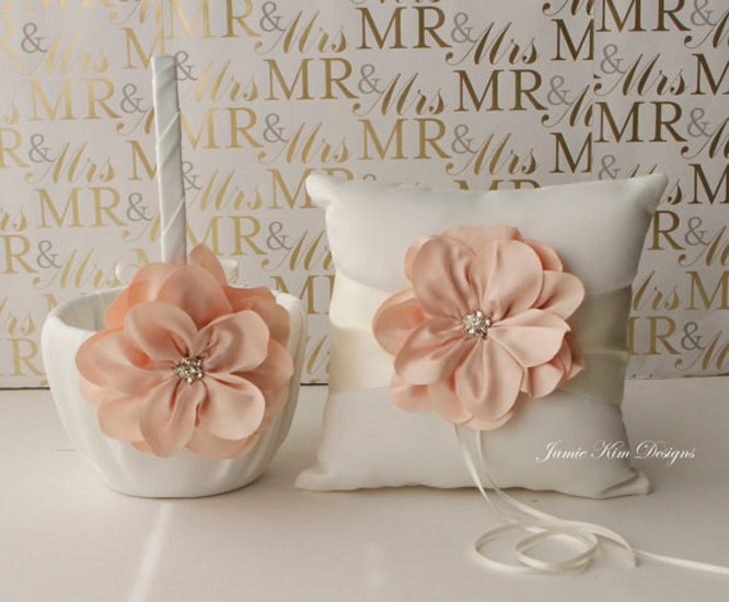 Flower Girl Basket and Ring Boy Pillow