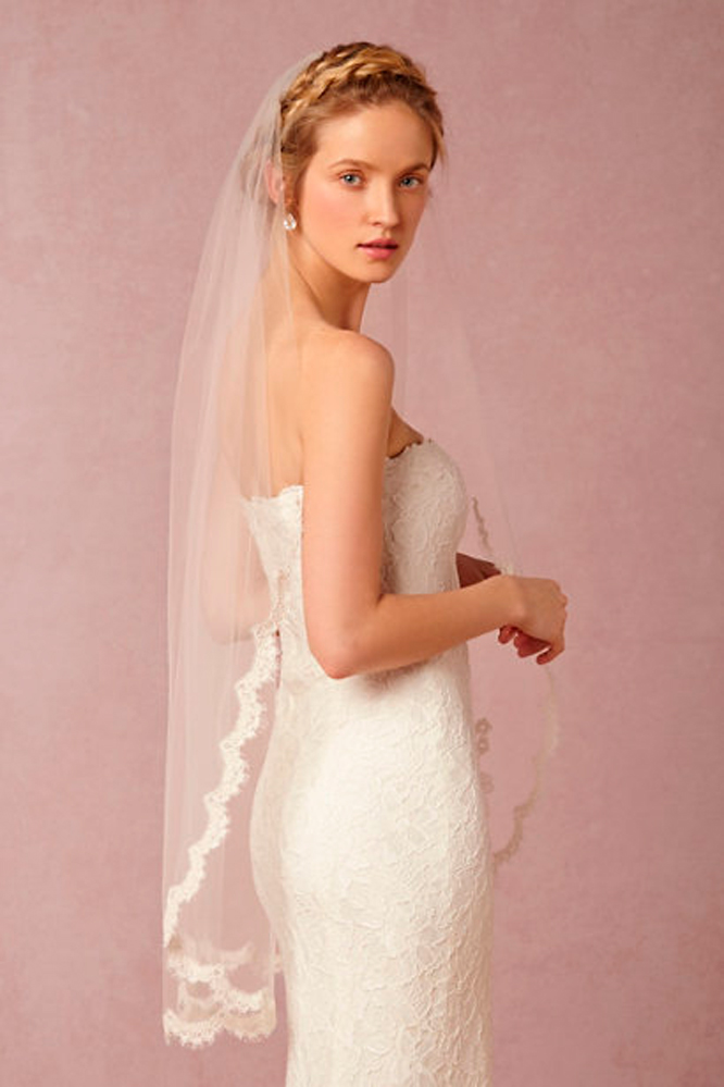 Fingertip veil by BHLDN