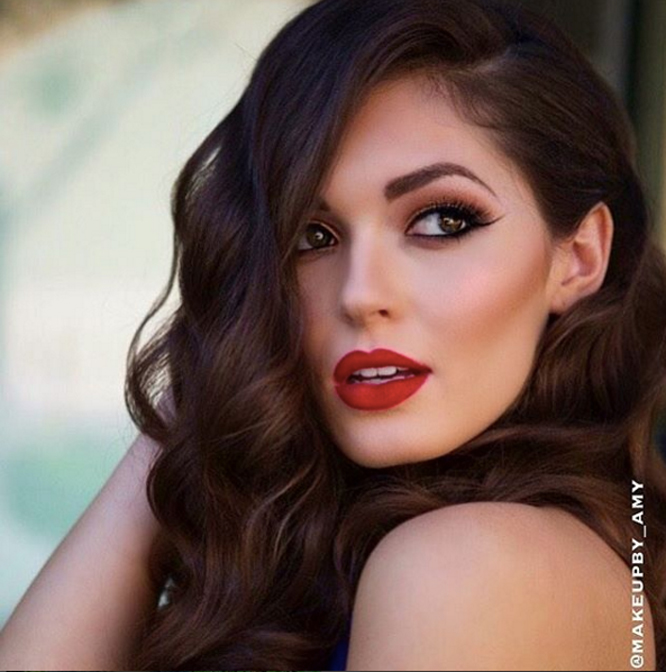 Red Lips by Makeup by Amy