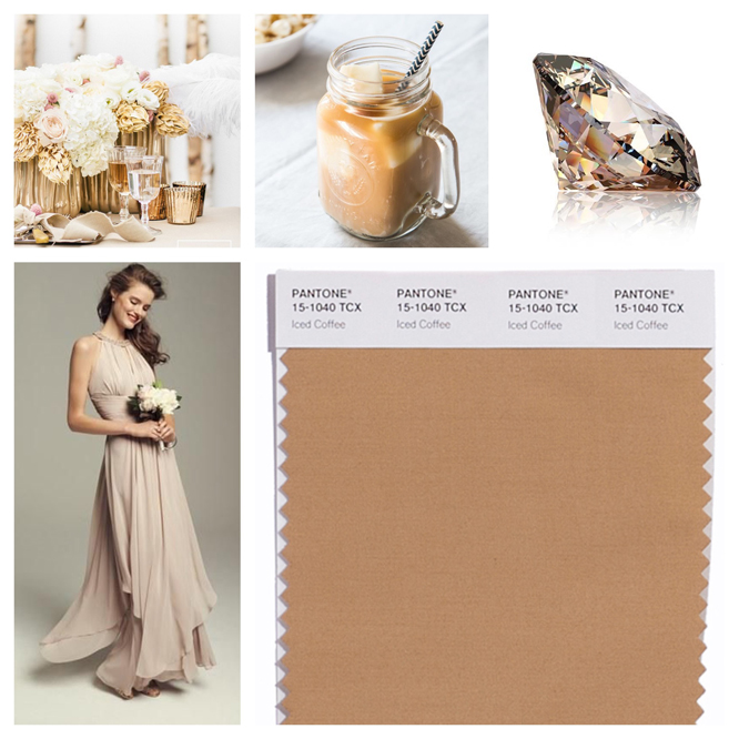 Iced Coffee color board