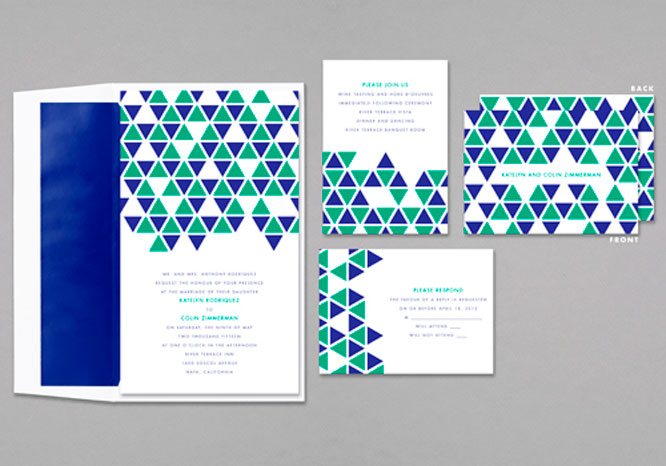 invitation trends geometric shapes