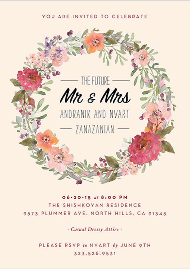 invitation trends florals