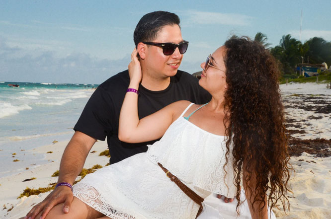 christine and victor Honeymoon
