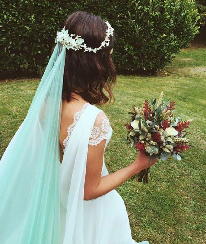 Green Bridal Veil