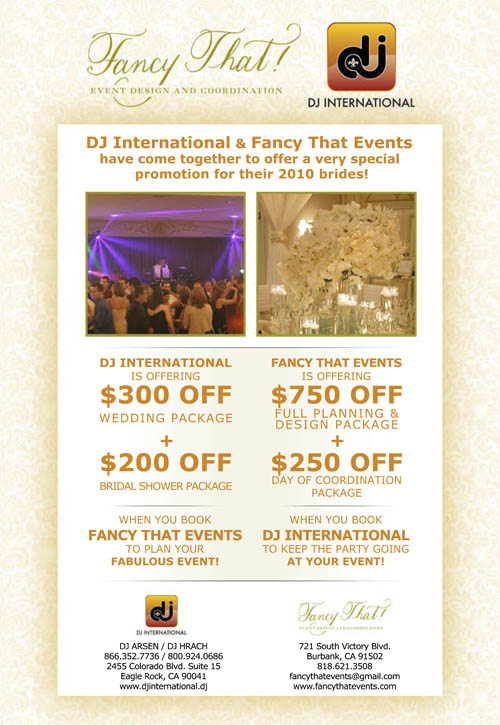 DJ International & Fancy That! Events Promo DJ International & Fancy That! Events Promo