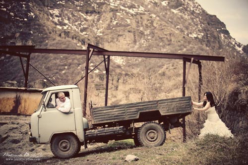 Trash The Wedding Dress Session in Armenia